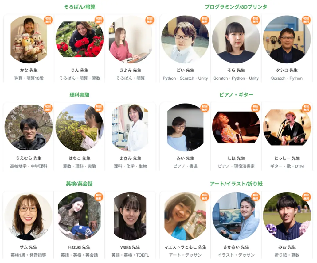 プロ講師のマンツーマンレッスンのイメージ