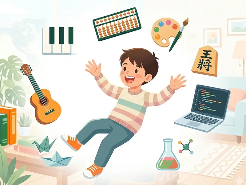 好きな習い事を自由に選べるイメージ