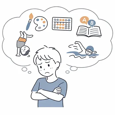 好きなことを探す子ども