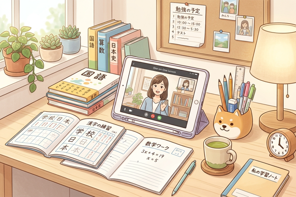 日本語維持から帰国受験まで幅広く対応するイメージ